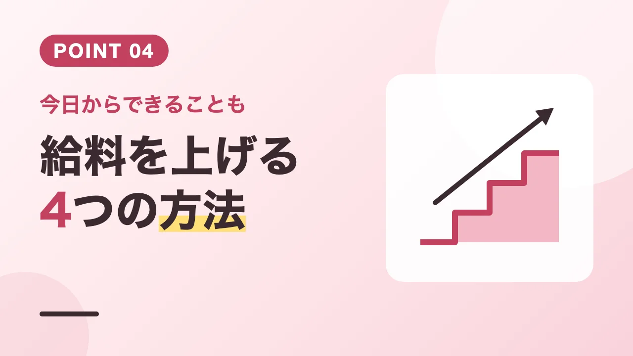 美容カウンセラーが給料を上げる4つの方法を紹介するバナー